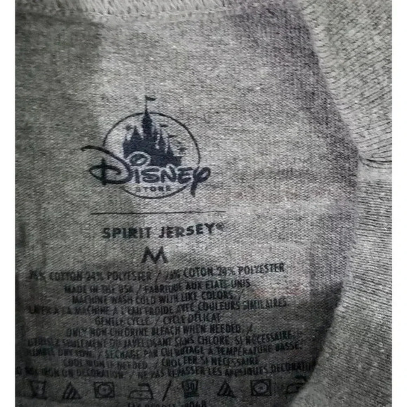 Disney Spirit Jersey MICKEY MOUSE - AMERICAN ORIGINAL - Gray Long Sleeve Shirt M - Picture 5 of 8